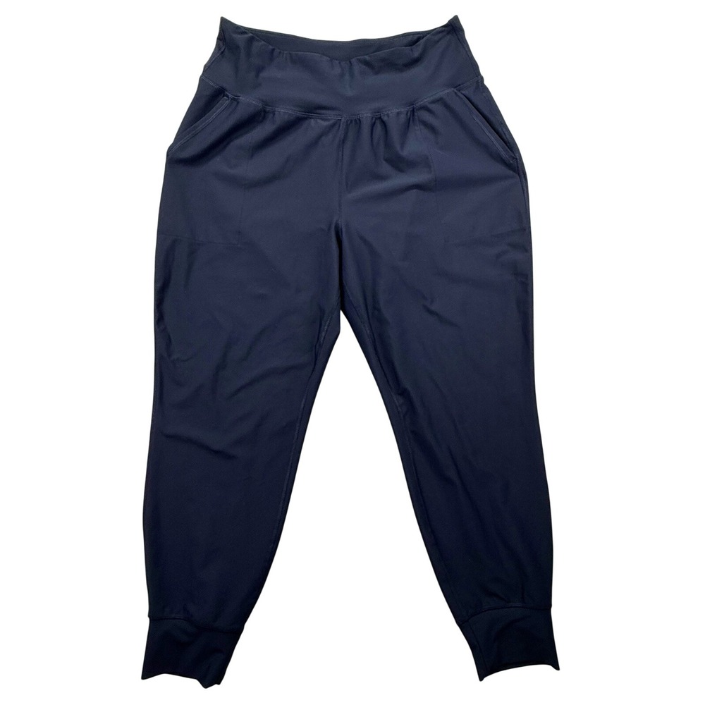 Old Navy Active Powersoft High-Rise Go-Dry Leggings XL Navy Joggers Gorpcore